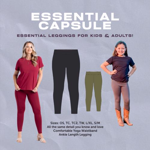 Essential Leggings Size Chart